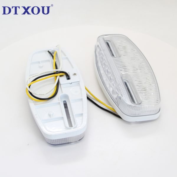 Universal 100% Waterproof 12V-24V Rectangular LED Car Warning Light