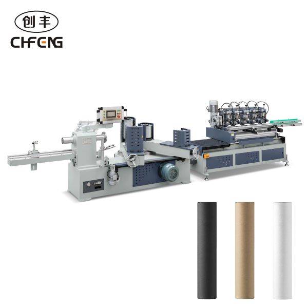 Automatic Kraft Paper Tube Making Machine Paper Core Making Setup Machine Paper Winding Rolling Core Making Machine