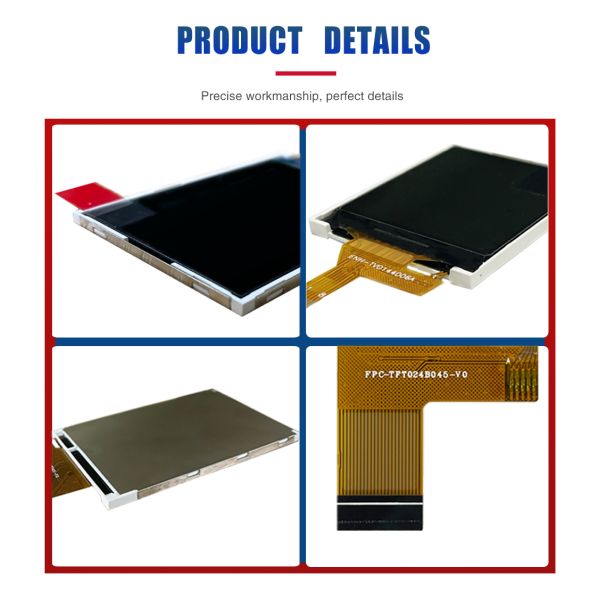1.44 Inch TFT LCD Module 128x128 Resolution 12 0'clock IC ST7735