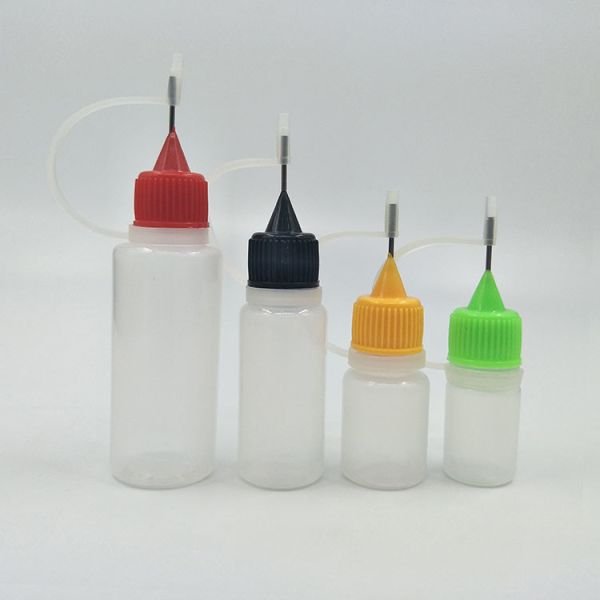 Custom Logo Dropper Bottles With Screw Cap Liquid Usage Transparent Black Customize