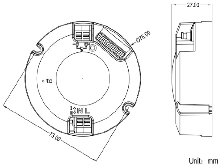 Sensor Dim LED Driver On-Off / 3-Step Dimming Function For LED Ceiling MLC14C-P