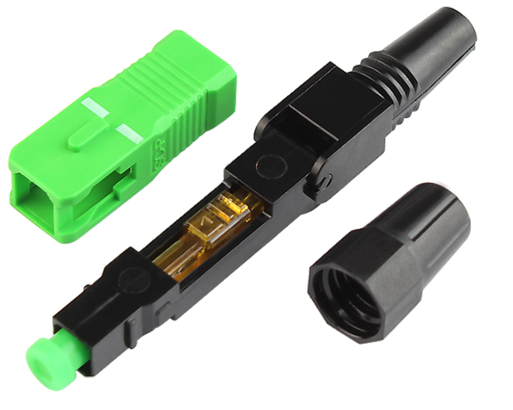 Indoor Cable Fiber Optic Fast Connector SC APC FTTH Type Field Installable