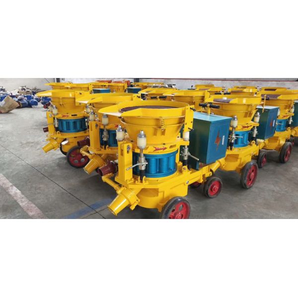 Orange 5m3/H Small Shotcrete Pump Guniting Machine With Compressor
