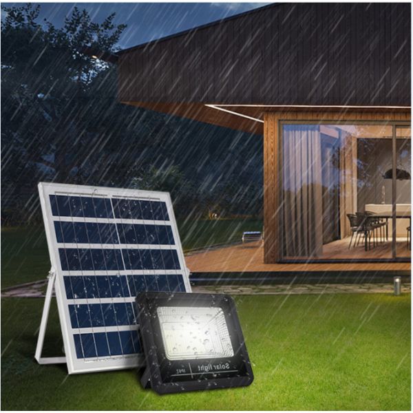 IP67 ABS 200W Solar LED Flood Lights With Radar