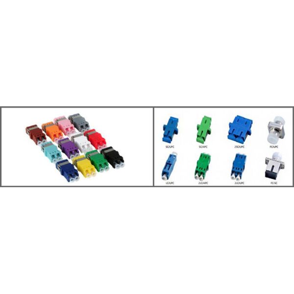LC/UPC to LC/UPC Duplex Multimode OM3 Fiber Optic Adapter/Coupler