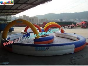 Quality Durable Inflatable Sports Games Race Track , Inflatable Go Kart Track for sale