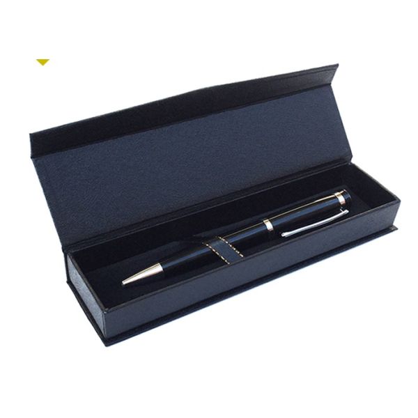 Plastic Core Material Cardboard Pen Boxes Velvet Lining with Windows