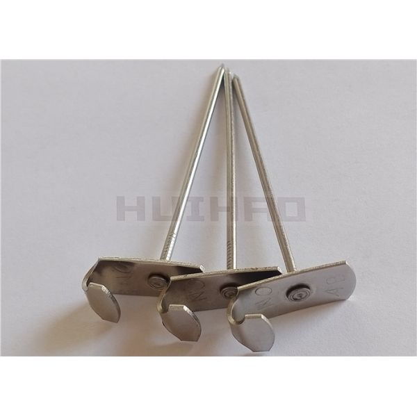 14ga X 2-1/2" Ss Rectangular Top Lacing Anchors To Secure Removable Insulating Blankets