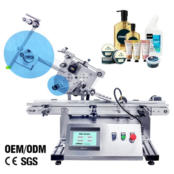 Buy High Speed Adjustable Flat Labeling Machine Applicator 100BPH Customized at wholesale prices