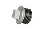 Forged Maleable Plumbing Pipe Fittings Hex Head Plug 1.6Mpa Working Pressure