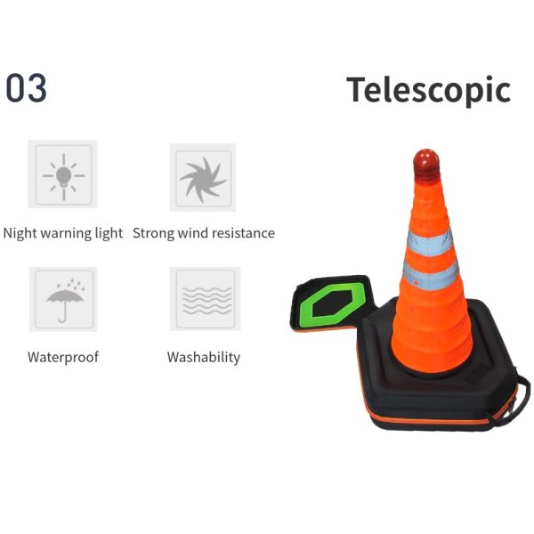 Multifunction Telescopic EVA Tool Case For Road Block Equipment Splashproof Shakeproof