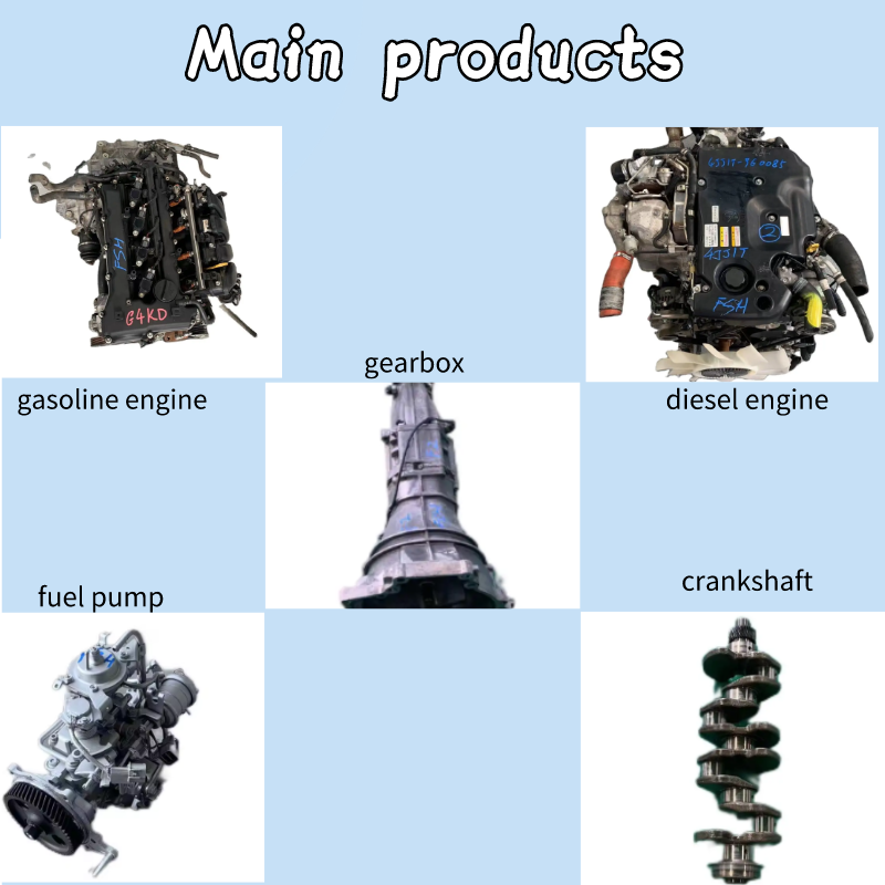 Engine Assembly ZY Used Gasoline Engine for Mazda