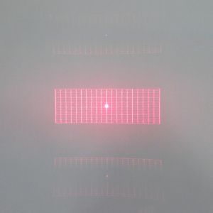 650nm Rectangles Grid DOE Laser Module Adjustable Brightness