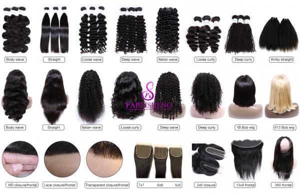 18'' Virgin Brazilian Hair Vendor Italian Curly Hair Extensions Customized Color