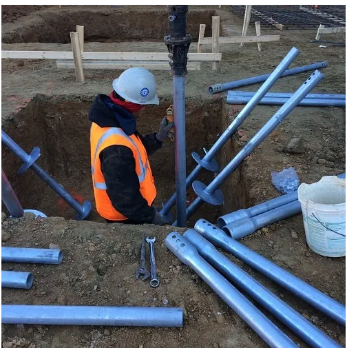 Hot DIP Galvanized Helical Anchors Piles Screw Piles