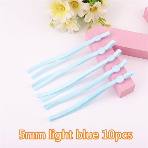 5mm flat adjustable elastic band earloop cord for facemask earloop strap