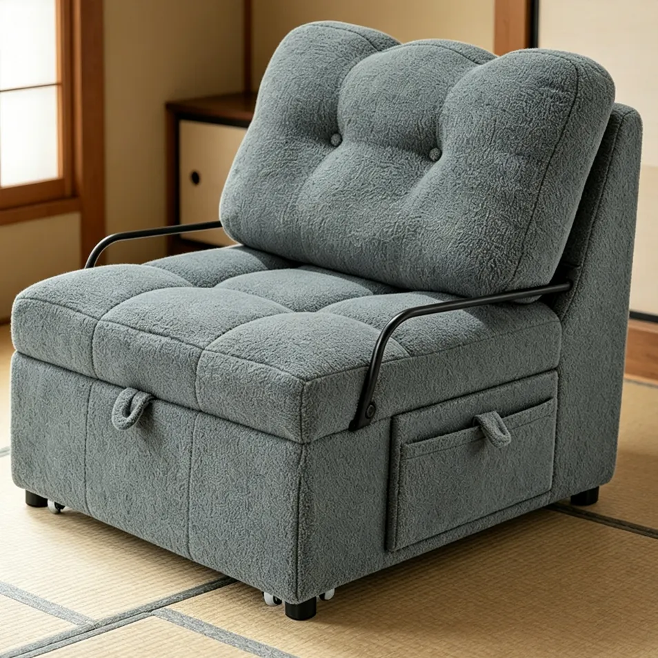 Curved Backrest Sofa Humanized Shape Effectively Relieve Waist Pressure While Sitting Long