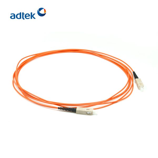 OM2 50/125um Multimode Fiber Optic Cable SC SC Patch Cord Simplex