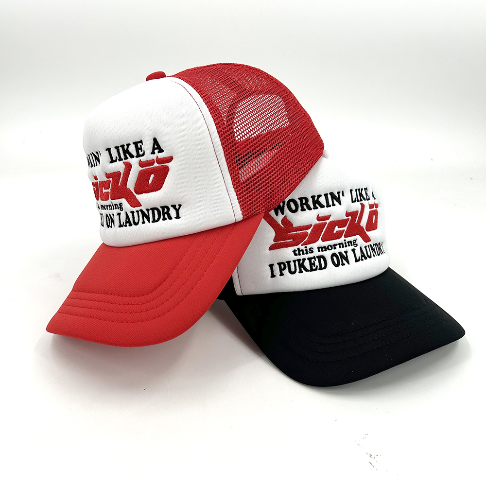 Full Version Embroidery 5 Panel Trucker Caps with Custom Logo