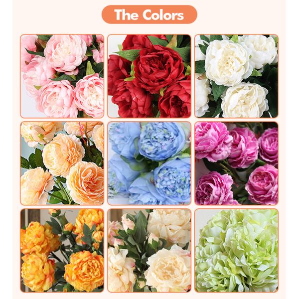 REACH Artificial Silk Flowers Fake Cherry Blossom For Anniversaries