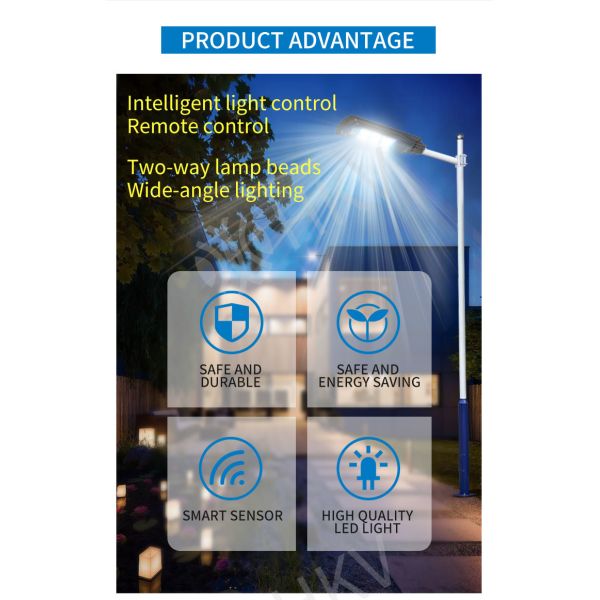 Solar Powered Led Street Lights Integrated Smd Ip65 Waterproof