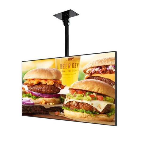 Wall Mounted Digital Signage with 8ms Touch Response Speed, 1080p Decoding, and 10-point Capacitive Touch Screen