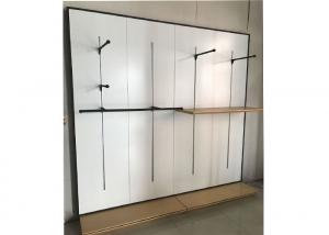 Quality High Grade Lightweight Wall Mounted Display Racks Space Saving For Retail Store for sale
