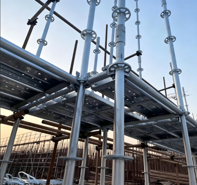 Hot Dip Galvanized Ringlock Scaffolding Standard 48.3mm For Building Construction