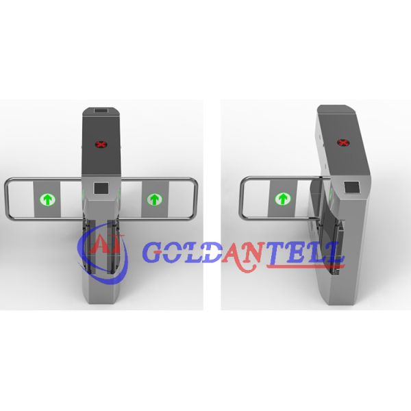 Access Control RS485 SS304 0.6s Swing Turnstile Barrier