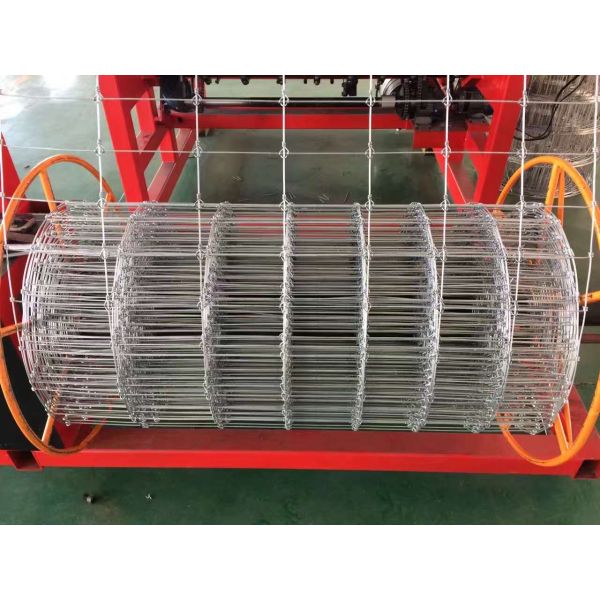 Fully Automatic Grassland Fence Machine / Production Line For Galvanized Wire