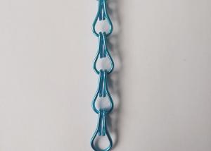 Quality 2.0mm Metal Double Hook Chain Link Door Screen Wear Resistance for sale