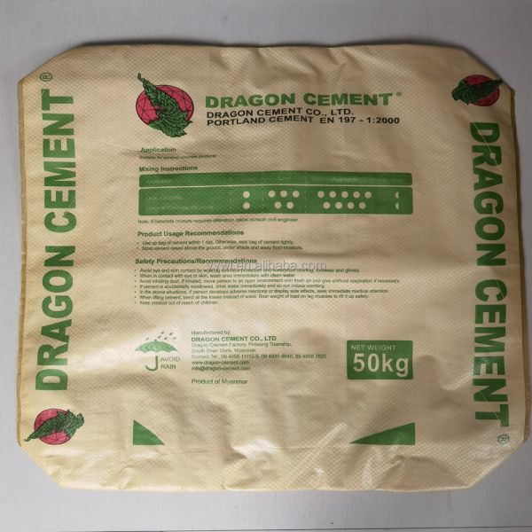 Empty Valve Bag for Chemical Masterbatch Cement Gypsum Mortar Putty Tile Adhesive Fertiliser ISO9001 2008 Certified