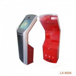 Quality Smart Touch Screen Visitor Management Kiosk Custom Cardboard Book Display Stands for sale