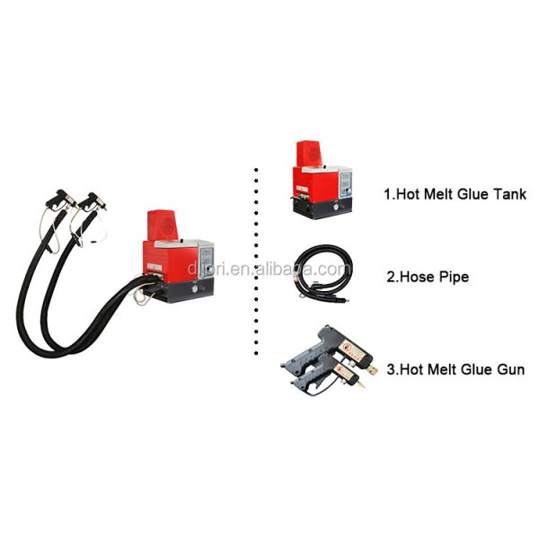 7L PLC Controlled Hot Melt Glue Machine Automatic Glue With Sensor
