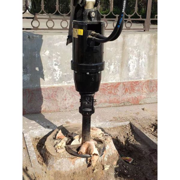 Hydraulic Ground Earth Auger Drill For Excavator Skid Steer Backhoe Loader Crane