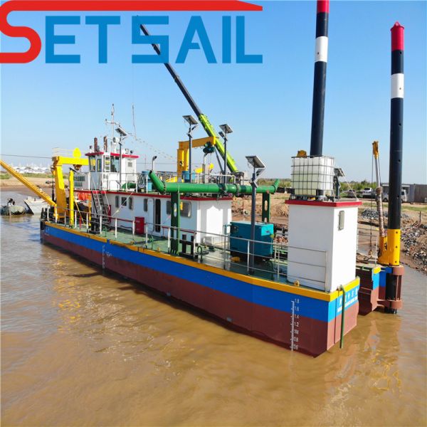 Concentration Meter Controlled CCS Standard Diesel Engine Cutter Suction Sand Dredger