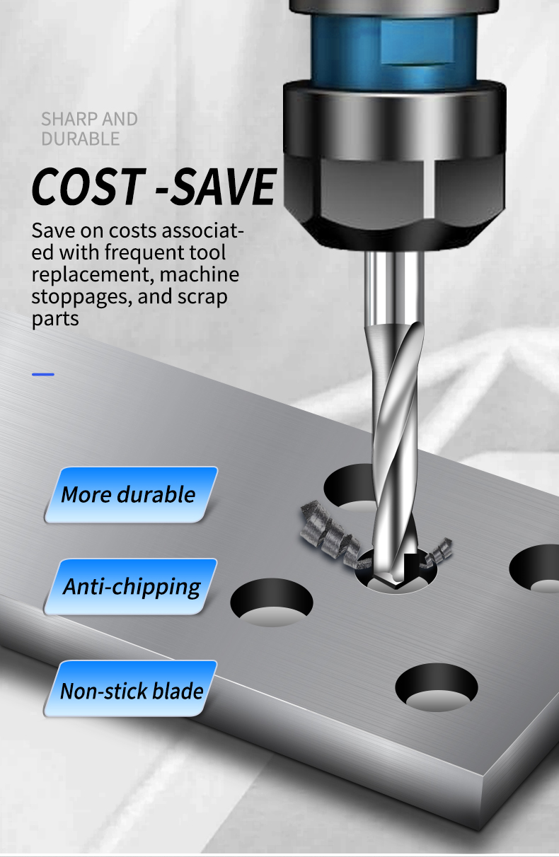 PCD Chamfer Cutter Tool Drill Bit Precision Diamond CNC Bits