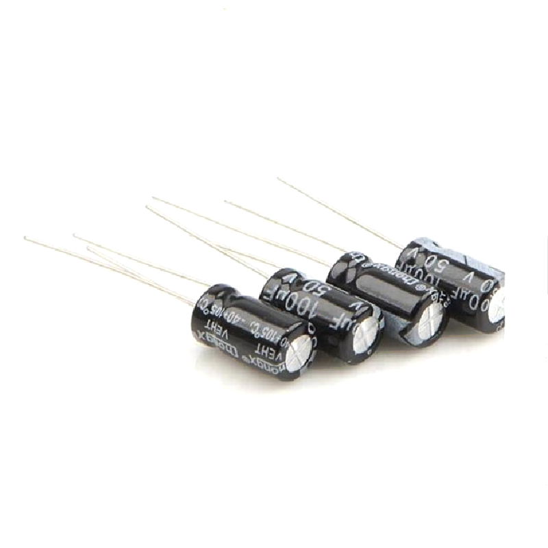 original 50V 10uF 4*7MM Electrolytic capacitor through hole