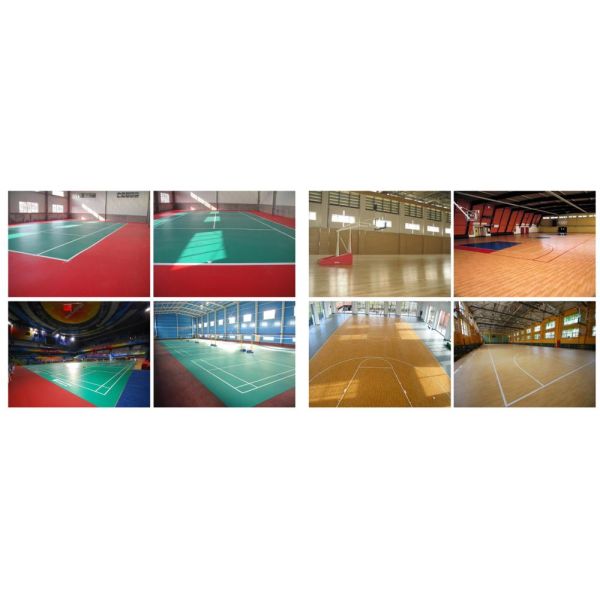 Fire Resistance Dustproof PVC Vinyl Flooring Smooth Pattern durable