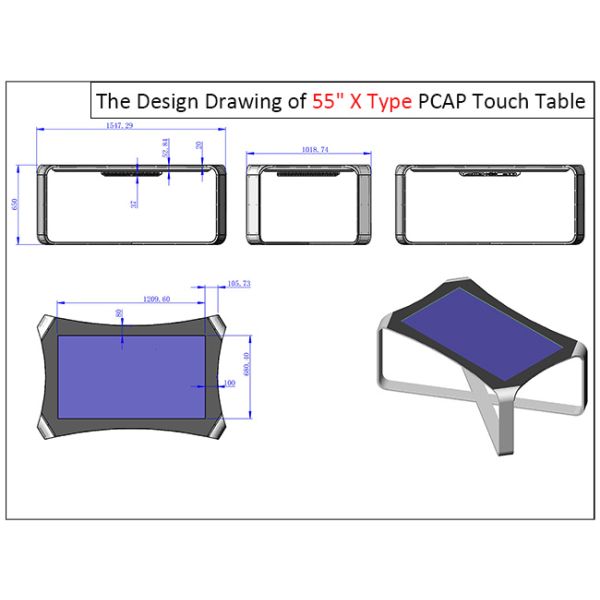 Touch Table Wifi Android System LCD Table Kiosk Interactive Multi Top Coffee Smart Touch Screen Table For Kids Game Info