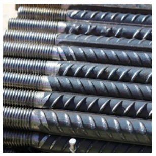 N20x600mm Construction Formwork Accessories Thread Deformed Bar / Rebar Bolt