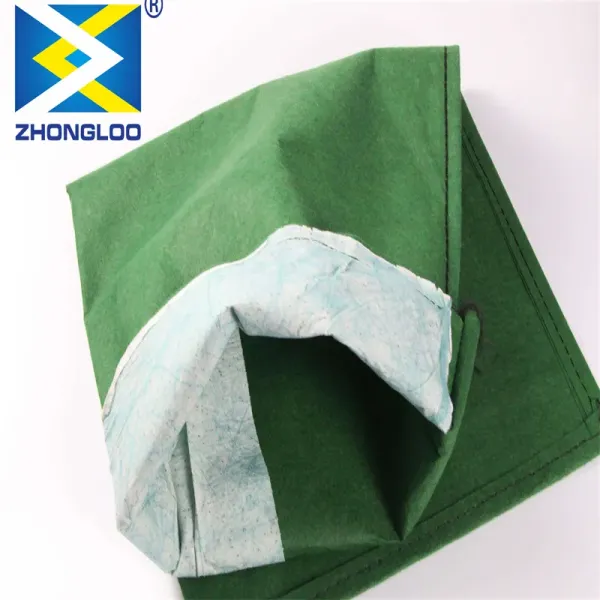 Nonwoven Geobag Polyester / PP Geobag For Slope Protection And Grass Dam To Protect Ecological Environment