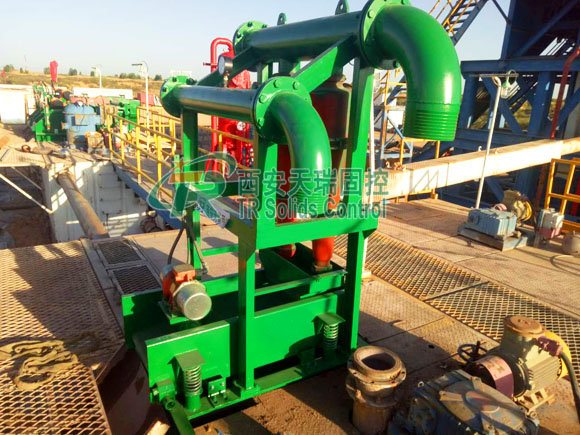 High Efficiency Horizontal Directional Drilling Mud Desander DN150mm Inlet To DN200mm Outlet