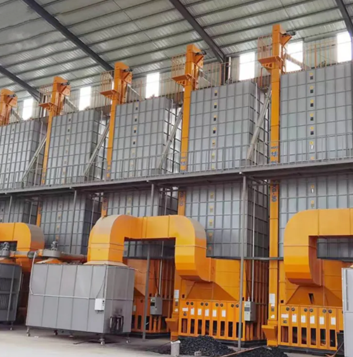 380V 50HZ High Efficiency Buckwheat Electric Grain Dryer Automatic Controlled
