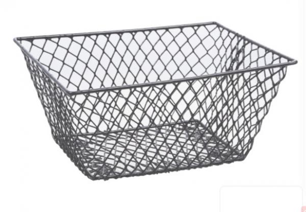 Plain Weave 300mm Length 200mm Width Wire Mesh Storage Baskets