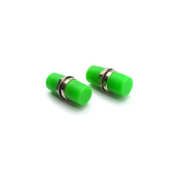 Small D Fiber Optic Adapter Small Flange Adapter Green With UPC Coupling Face