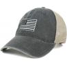 62cm Unisex Retro 6 Panel Snapback Cap Camo Mesh Trucker Hat for sale