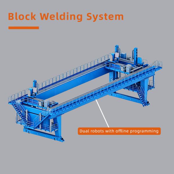 Fully Automatic Block Robot Welding System with Obstacle Avoidance Intelligence