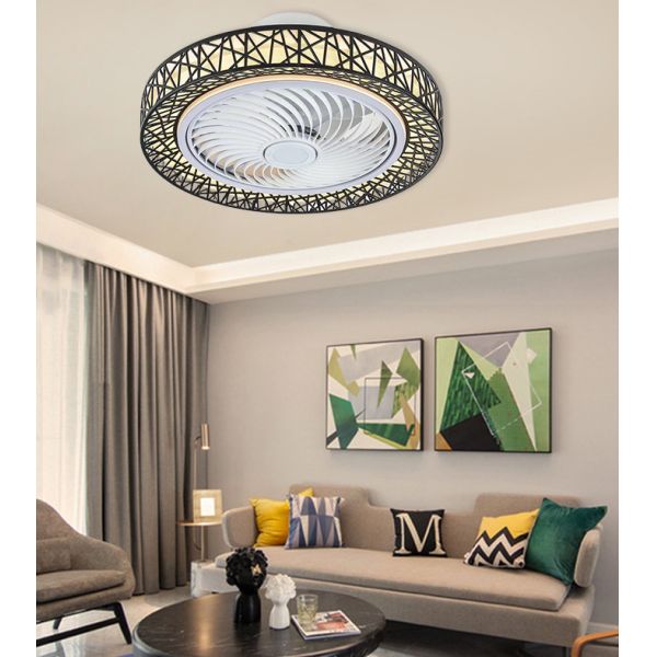 42inch Hanging Ceiling Fan With Light Smart Bladeless Ceiling Fan