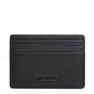 Quality Customized Genuine Leather Card Holder Fashion Style Leather Card Wallet for sale